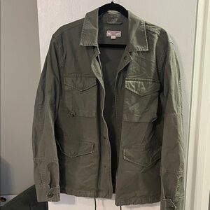 Wallace and Barnes Men's Olive Utility Field Jacket